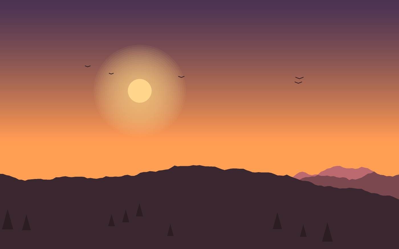 Landschaftsillustration