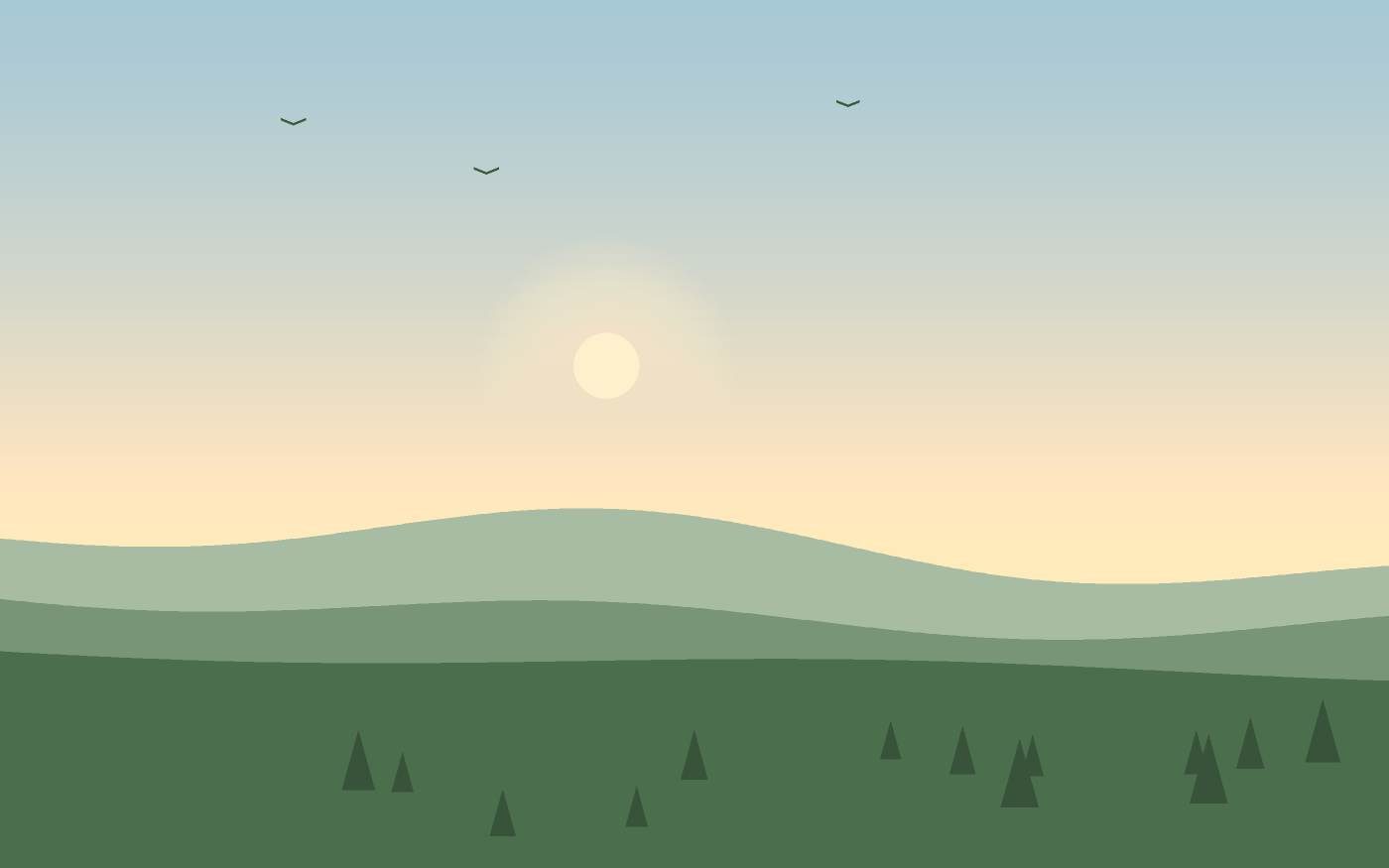 Landschaftsillustration