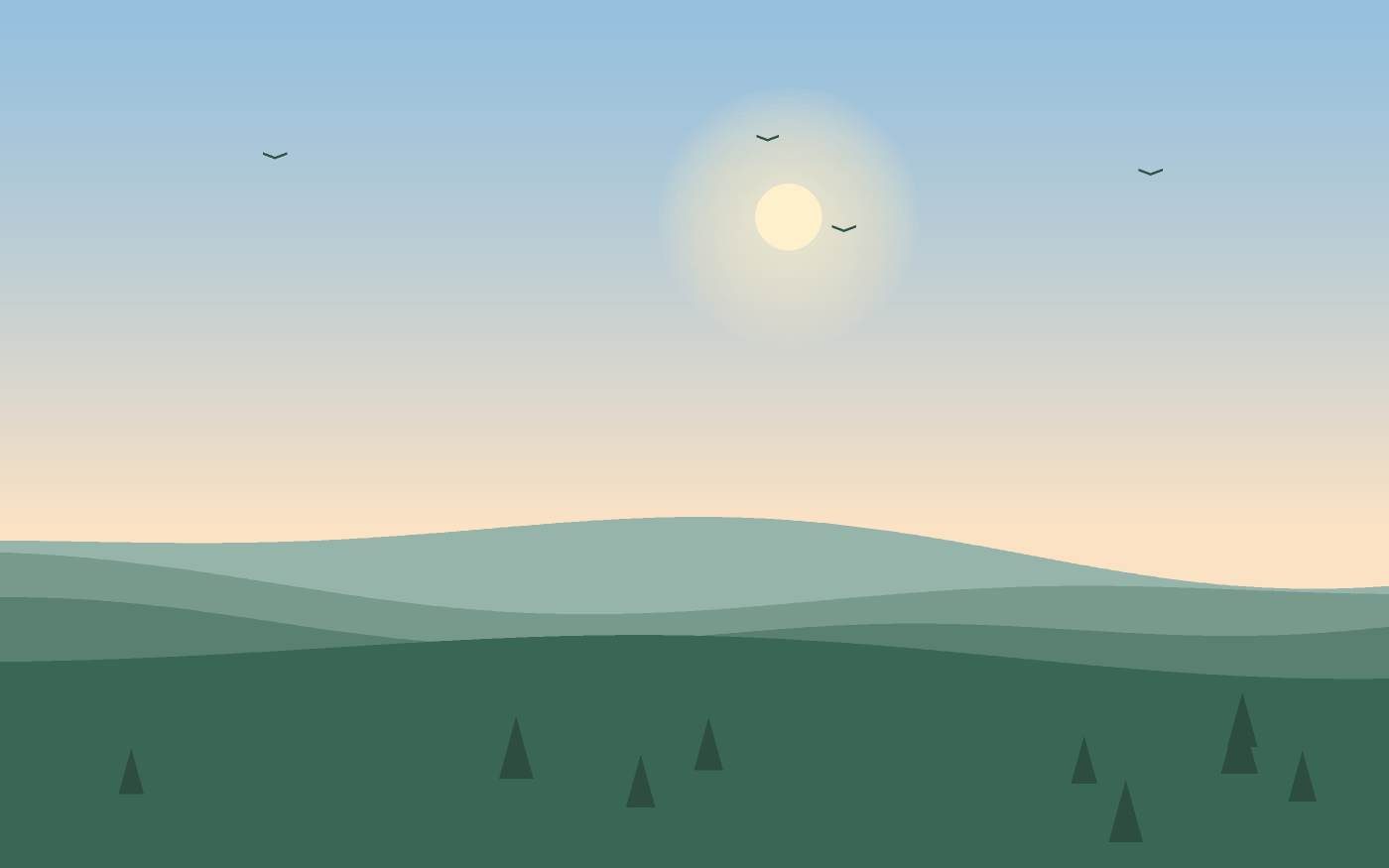 Ilustracja krajobrazu